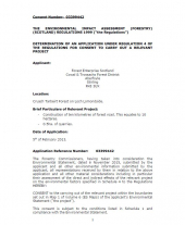 Cruach Tarbeirt Consent Decision Schedule 1